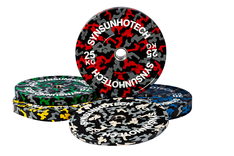 Camouflage Virgin Rubber Bumper Plate